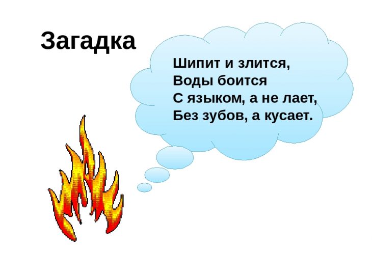 Загадки про огонь (40 штук)