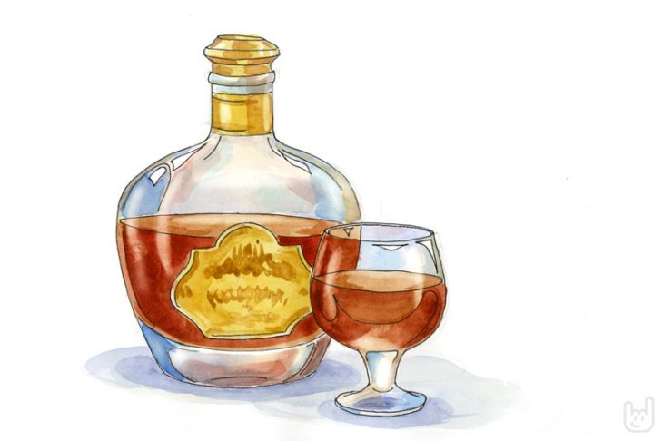 Загадки про коньяк (2 штуки)