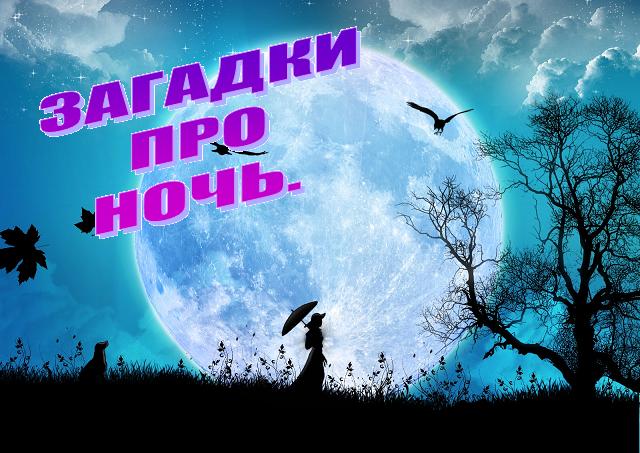 Загадки про ночь (12 штук)