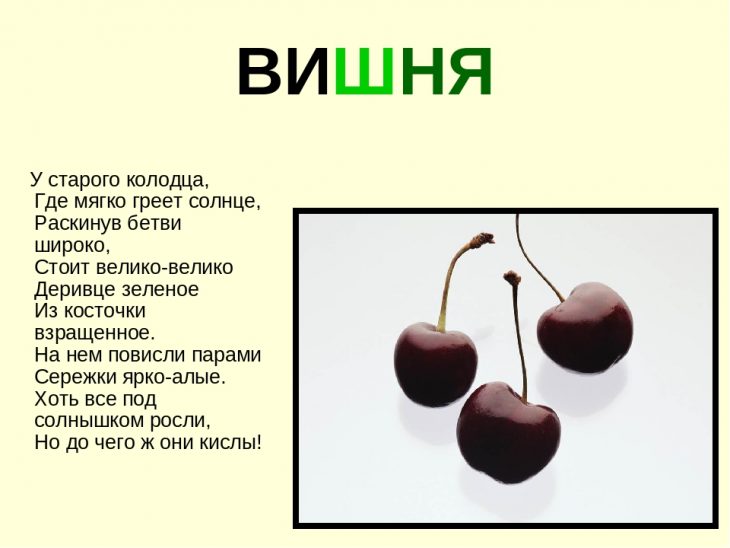 Загадки про вишню (36 штук)