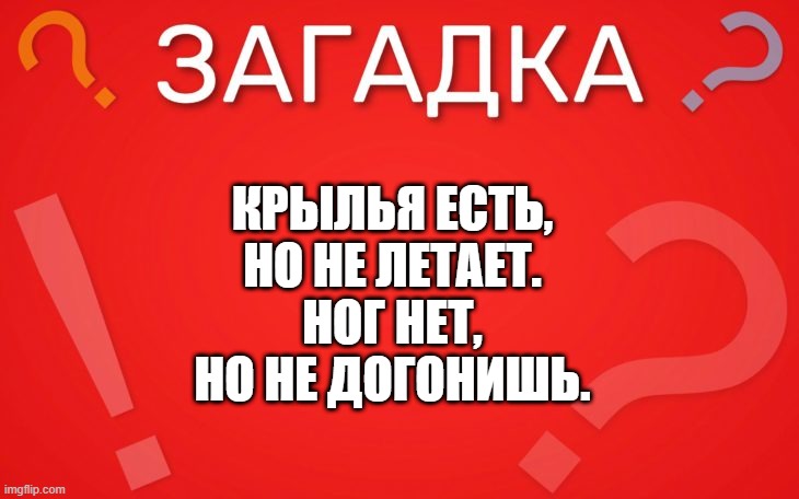Крылья есть, но не летает — загадка