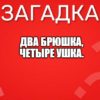 Два брюшка, четыре ушка.