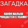 Какой малыш рождается с усами?