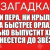 Ни пера, ни крыла, А быстрее орла, Только выпустит хвост Понесется до звёзд.